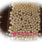 A級仿珍珠~米黃色~3mm/4mm